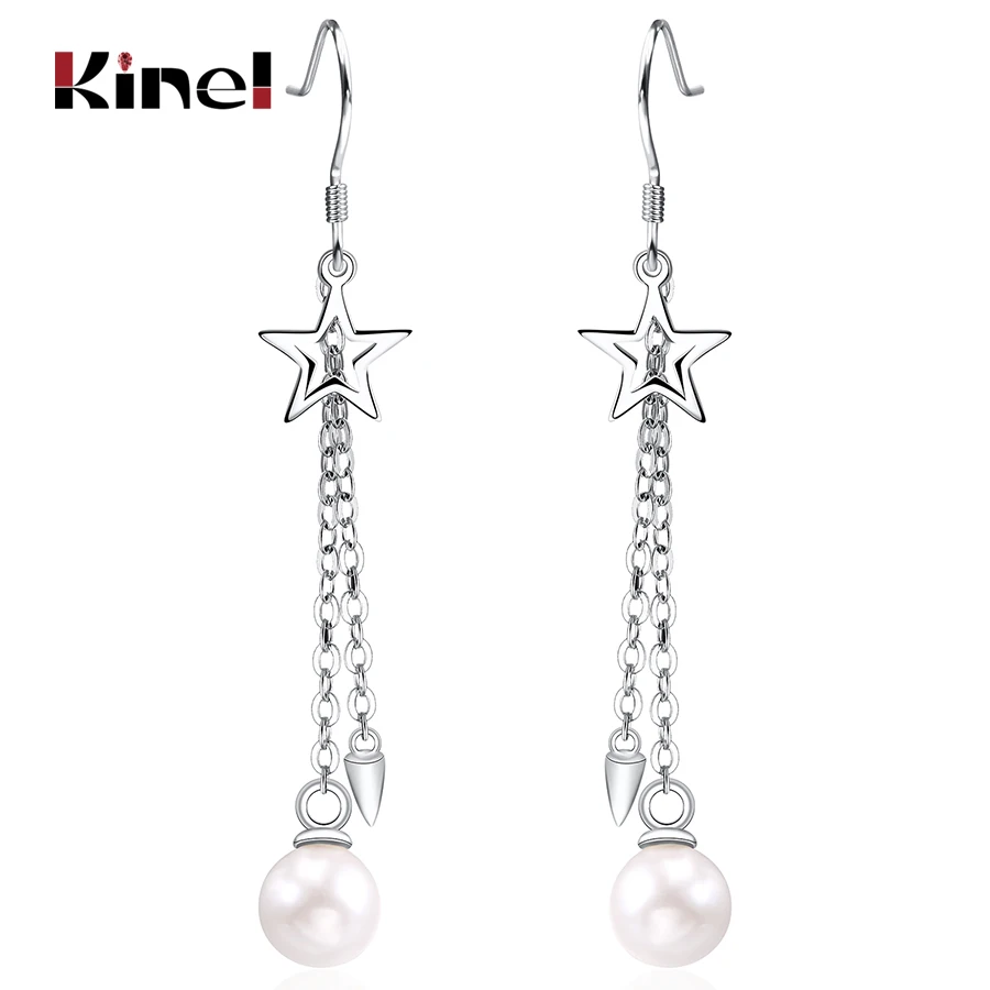 

Kinel Hot 925 Sterling Silver Dangle Earrings Fashion Rhombus Black Zircon Earrings Fine Party Engagement Jewelry Female Gift