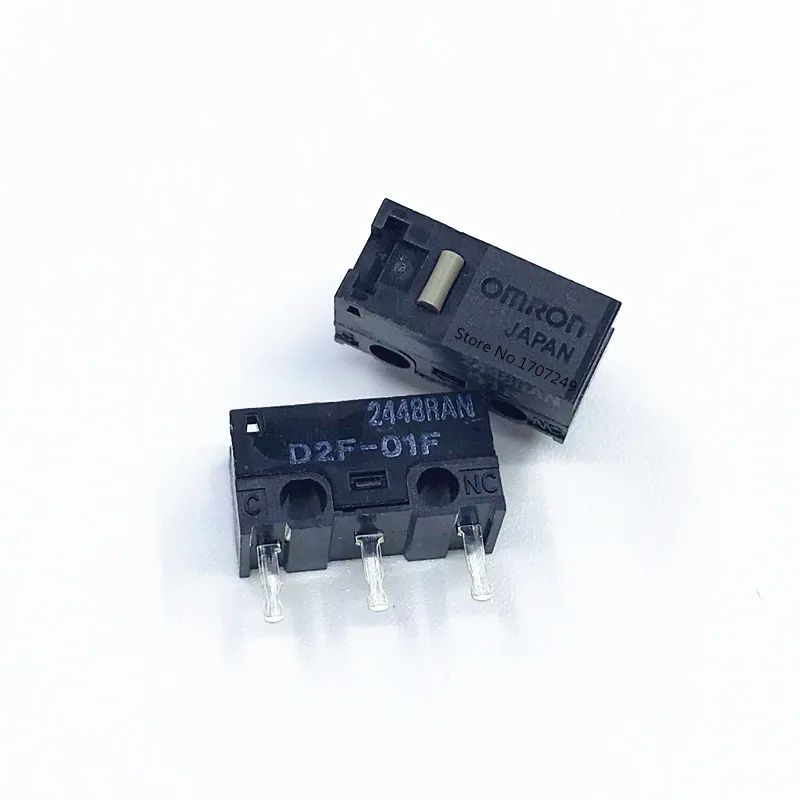 2Pcs original OMRON mouse micro switch D2FC-F-7N 10m 20m OF D2FC-F-K(50M) D2F D2F-F D2F-01 D2F-01L D2F-01FL D2F-01F-T D2F-F-3-7 light fan switch Wall Switches