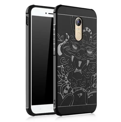 

Xiaomi Redmi Note 4X Case Soft Silicon Case 3D Stereo Relief Cover for Xiaomi Redmi Note 4X Full Protective Shockproof Case 5.5"