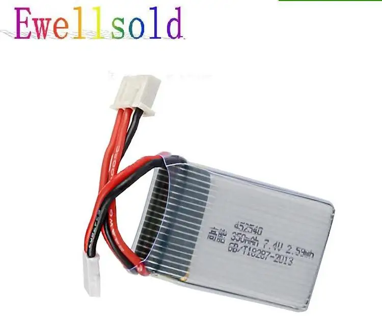 Ewellselling 7 4 v 350mAh литий полимерная батарея для JXD 515W JXD515 Q/C Квадрокоптер 2 шт./лот|battery