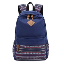 Женский винтажный Холщовый Рюкзак Ретро винтажный рюкзак для кемпинга пикника спорта университета рюкзак школьный синий