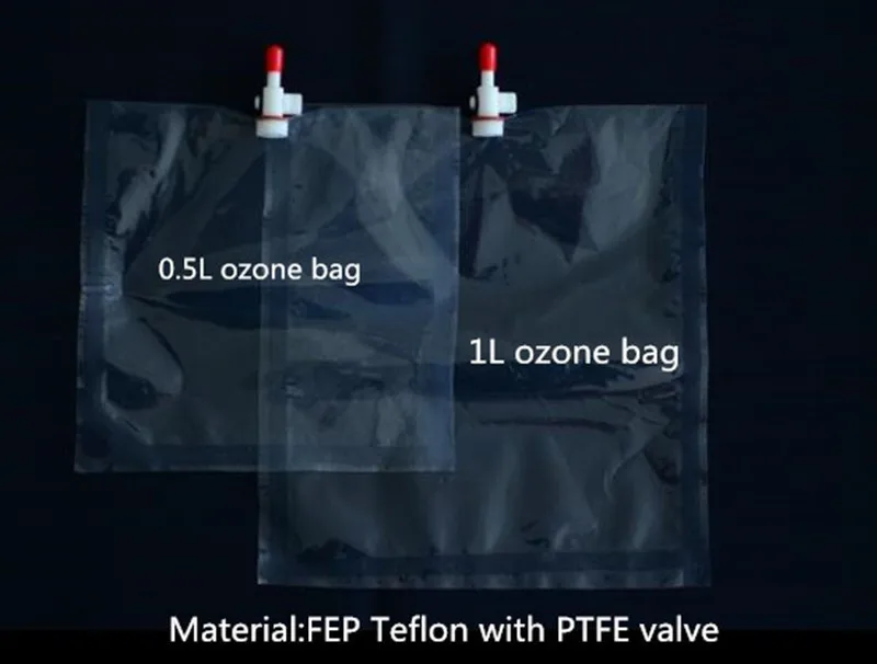 DC12V лабораторный генератор озона клиника озоновая терапия; Регулятор кислорода; мешок для сбора озона - Цвет: 1000ml ozone bag 1pc
