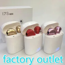I7S TWS беспроводные Bluetooth наушники в ухо наушники с зарядным устройством для iPhone X XS XR samsung s8 s9 только белый