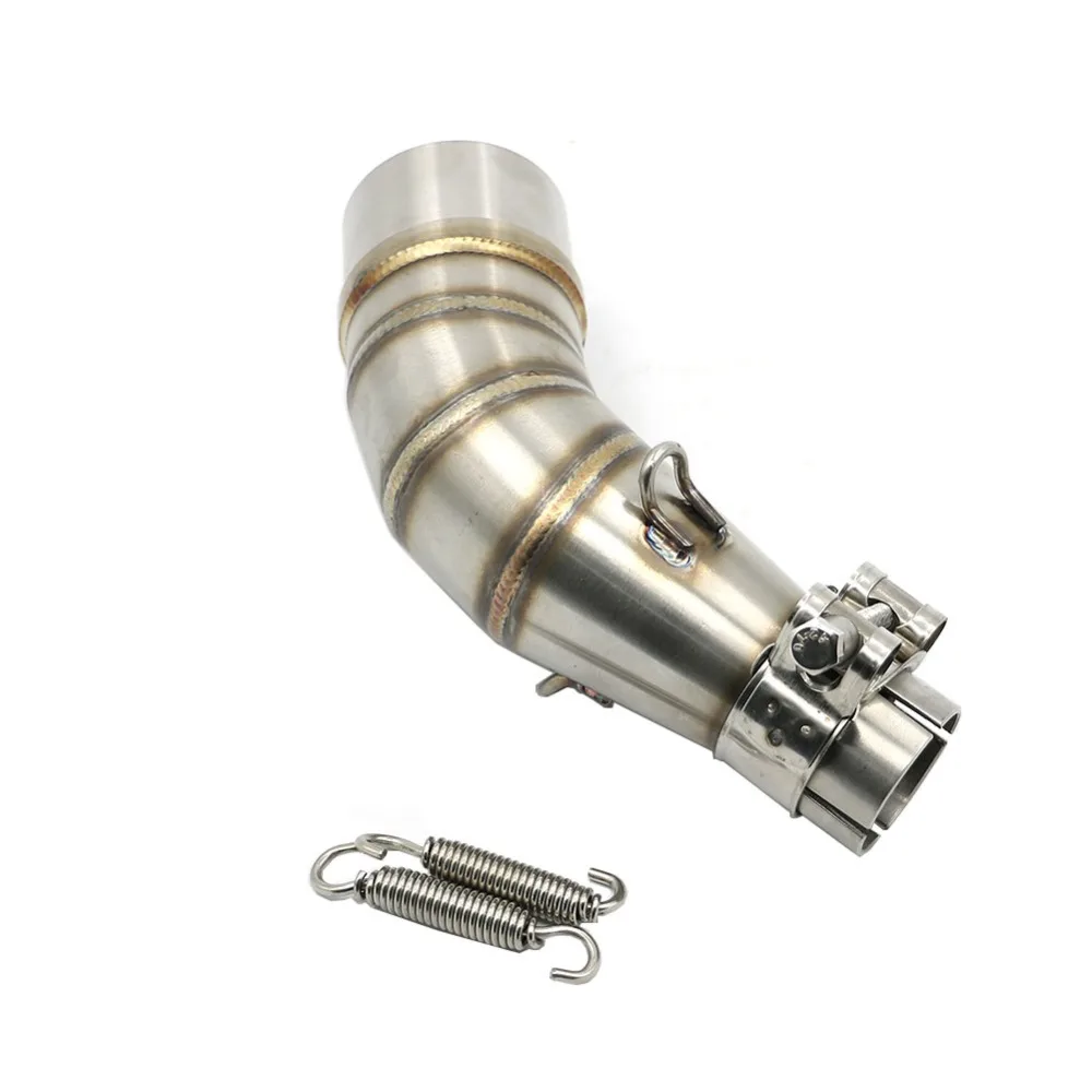 

Motorcycle exhaust link pipe middle pipe R3 exhaust R25 link pipe MT03 muffler MT03 exhaust fit for 51mm inlet exhaust Adapters