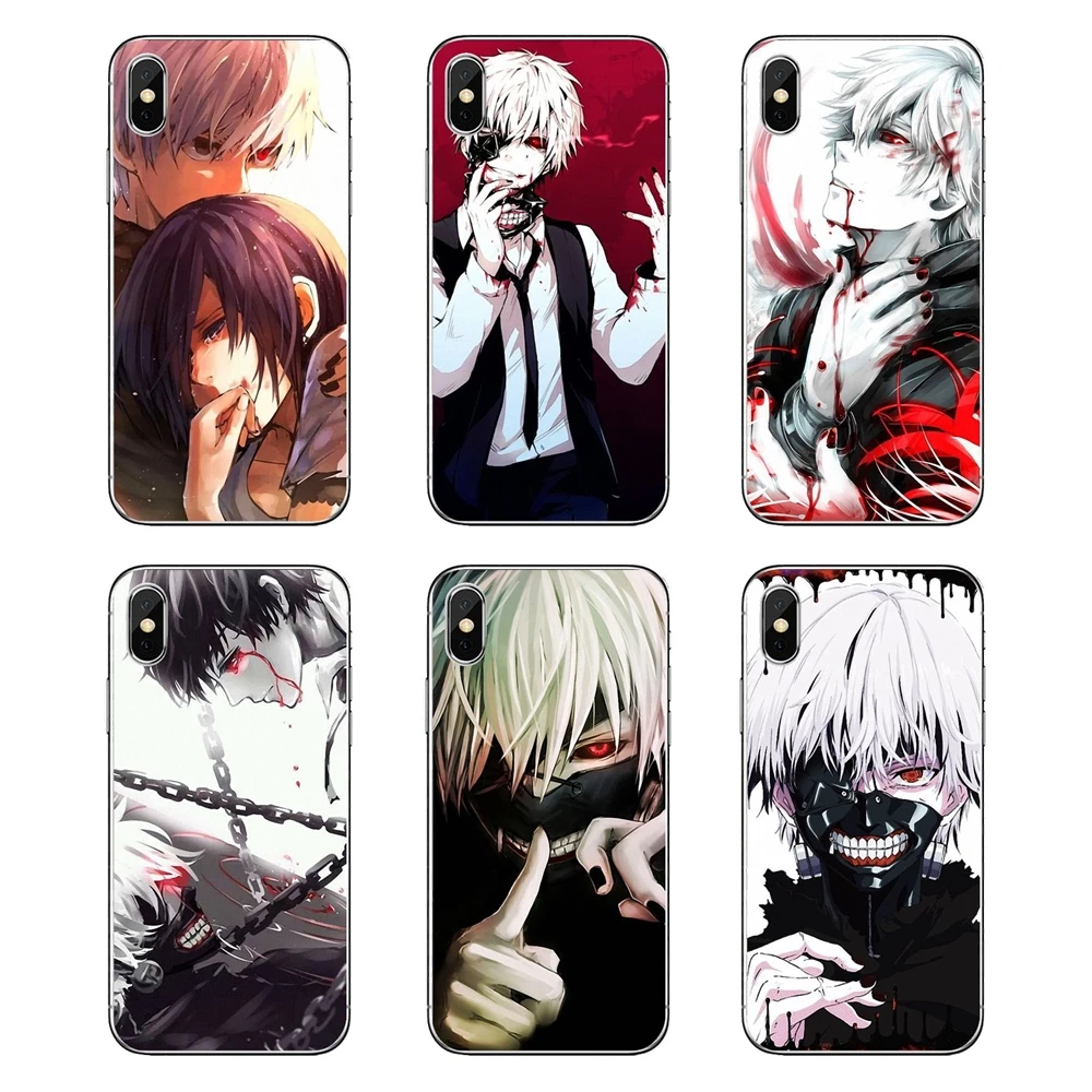 

For Xiaomi Mi A1 A2 5X 6X 8 lite SE Pro Max Mix 2 2S 3 Mi5 Mi5S Phone Cases cartoon anime tokyo ghoul kirishima touka Kaneki ken