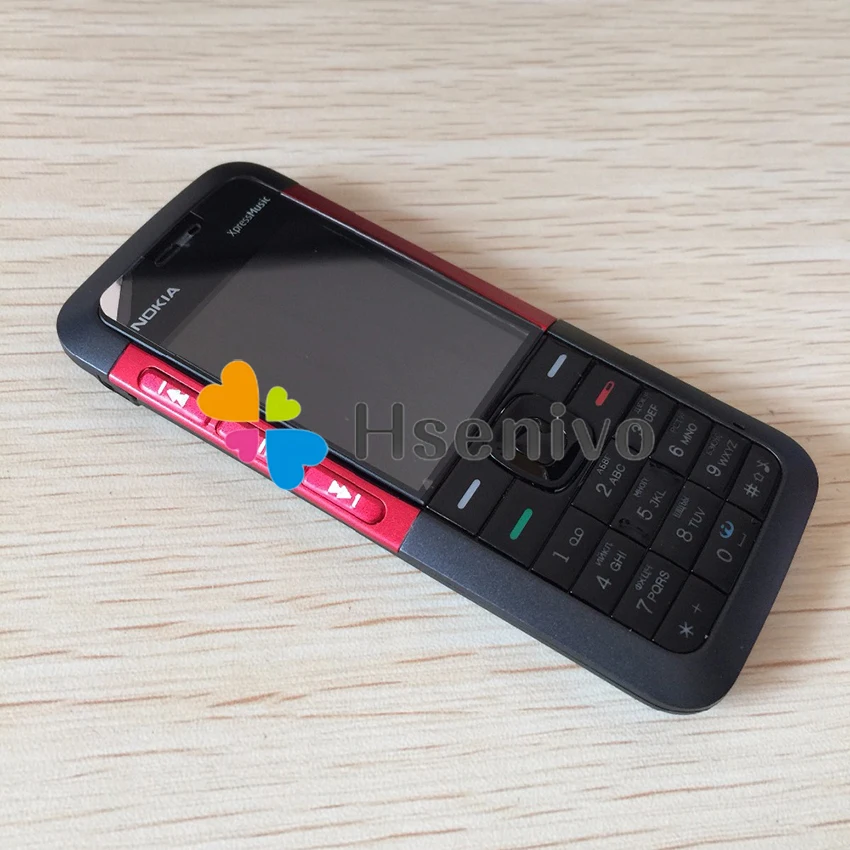 Разблокированный Nokia бренд 5310 мобильный телефон 5310 XpressMusic мобильный телефон с Bluetooth 2-мегапиксельная камера отремонтированный
