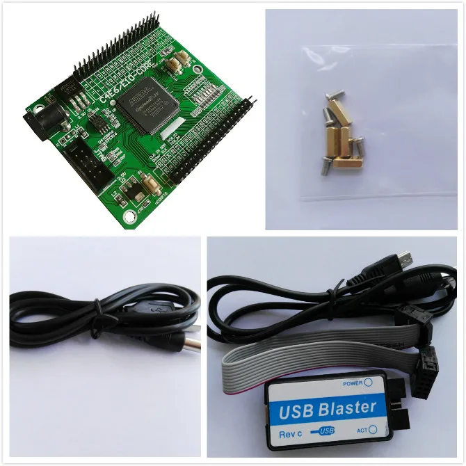 

EP4CE6 altera fpga development board + USB Blaster fpga kit altera kit fpga board altera board cyclone IV board
