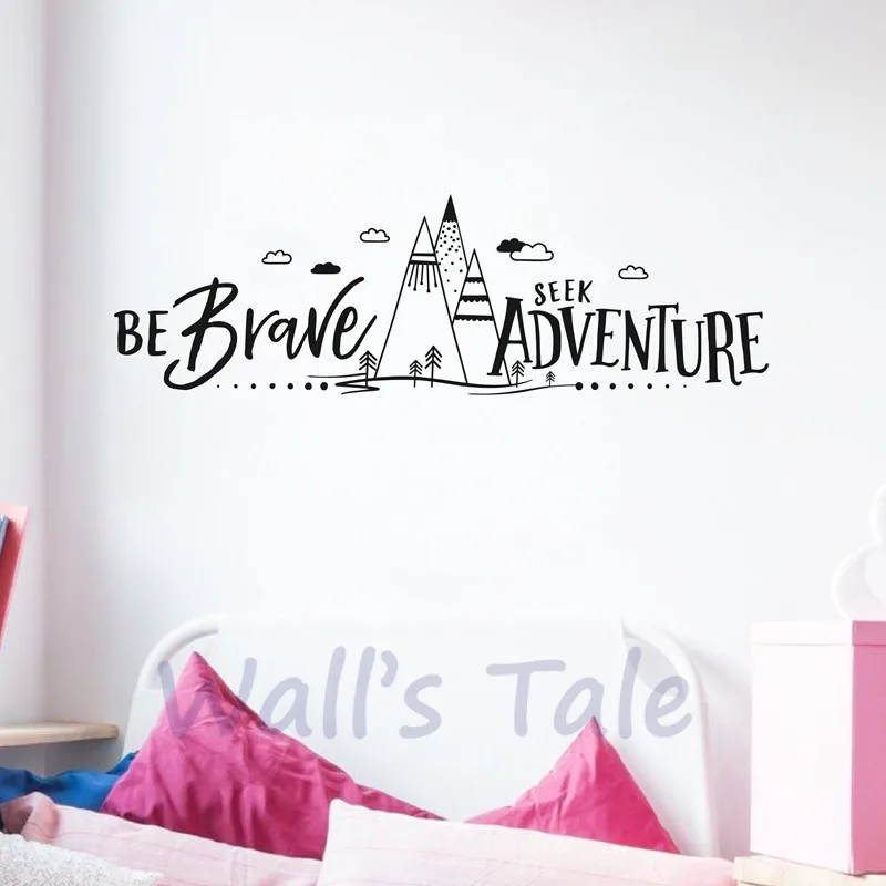 Be Brave Seek Adventure Wander Stickers