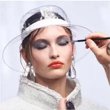 MinanSer прозрачная сумка шапки для женщин подиума летняя Панама Harajuku болт из ПВХ Мужская Солнцезащитная мода шоу ПВХ сосуд