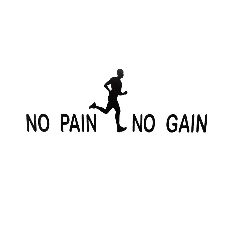 Нет боли Нет усиления дисплей бегущая спортивная медаль за марафон вешалка - Цвет: NO PAIN NO GAIN
