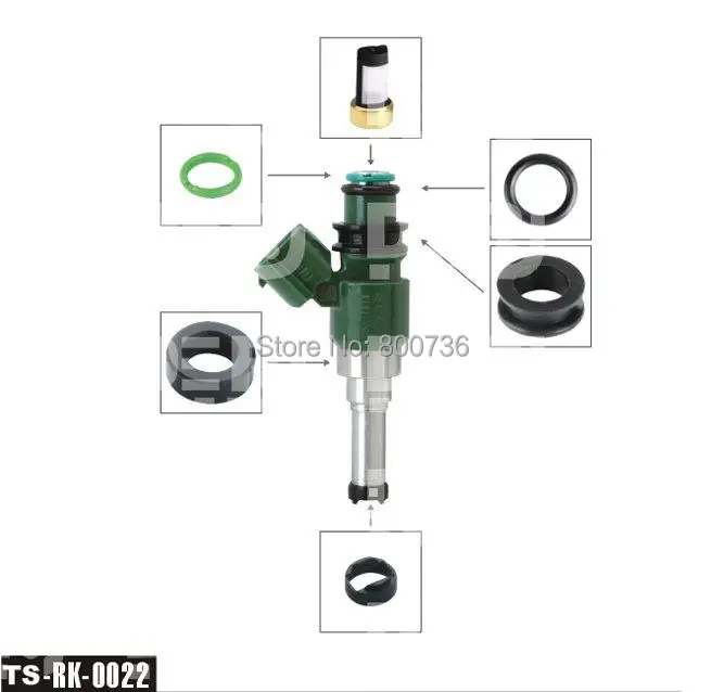 

free shipping!!200sets/box Top Feed MPI injector repair kits fuel injector components TS-rk-0022