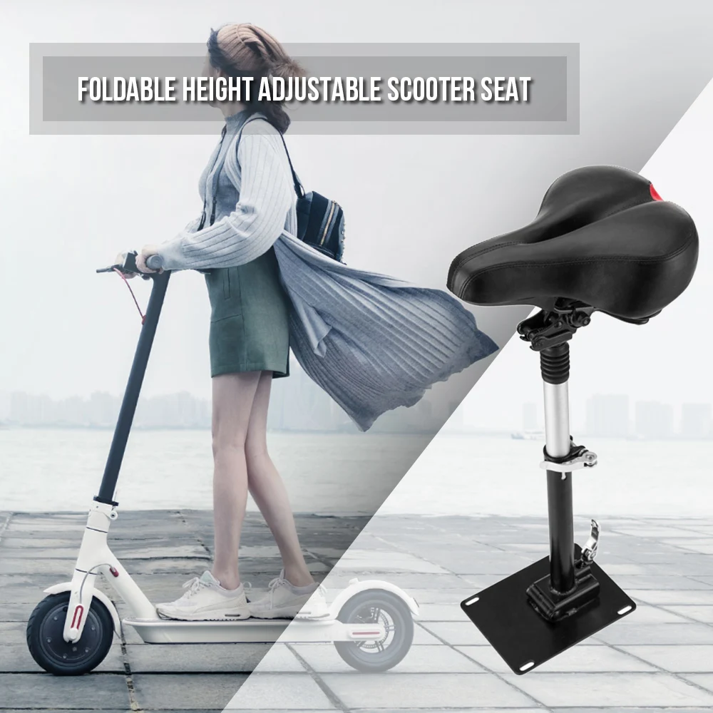 

Electric Skateboard Saddle for Xiaomi Mijia M365 Scooter Foldable Height Adjustable Shock-Absorbing Folding Seat Chair