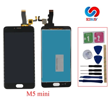 

LCD Repair For Meizu M5 Mini LCD Display Touch Screen Digitizer Assembly M611D M611Y M611A M611H LCD pantalla With Frame+tools