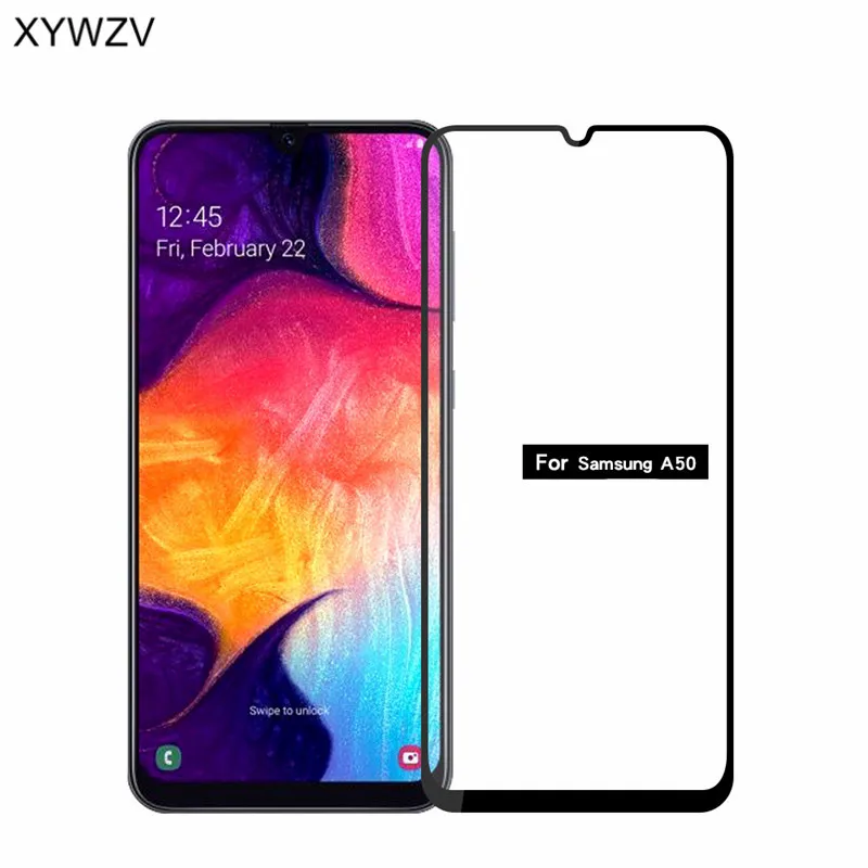 

2PCS Full Glue Cover Glass For Samsung Galaxy A50 Tempered Glass Screen Glass For Samsung Galaxy A50 Glass For Samsung A50 Film