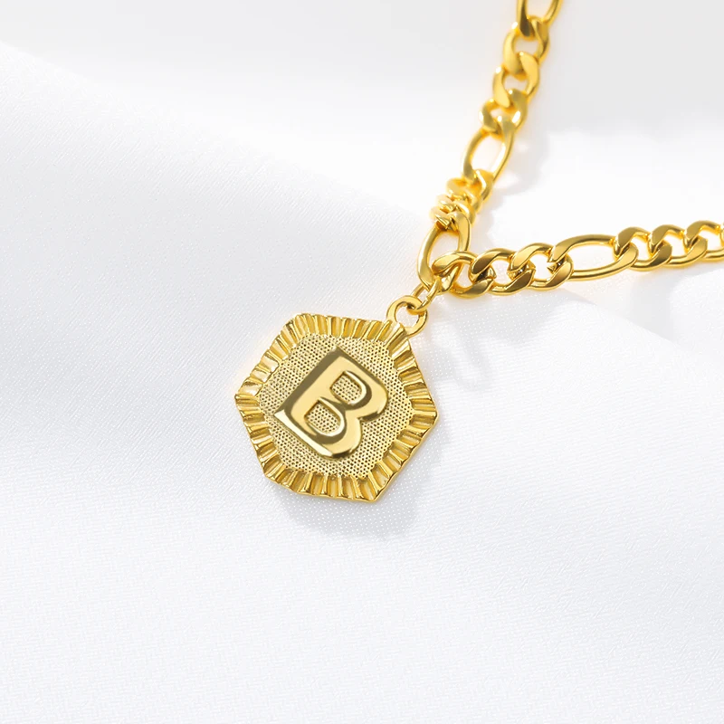 Summer Hexagon Alphabet Leg Bracelets For Women Foot Jewelry Stainless Steel Feet Chain Friendship Gifts Letter Initial Anklet