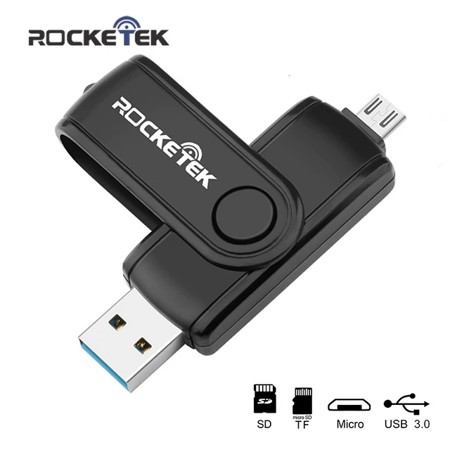 Cheap Rocketek usb 3.0 multi 2 in 1 memory otg phone card reader 5Gbps adapter for SD TF micro SD pc computer laptop accessories Cheap Rocketek usb 3.0 multi 2 in 1 memory otg phone card reader 5Gbps adapter for SD TF micro SD pc computer laptop accessories