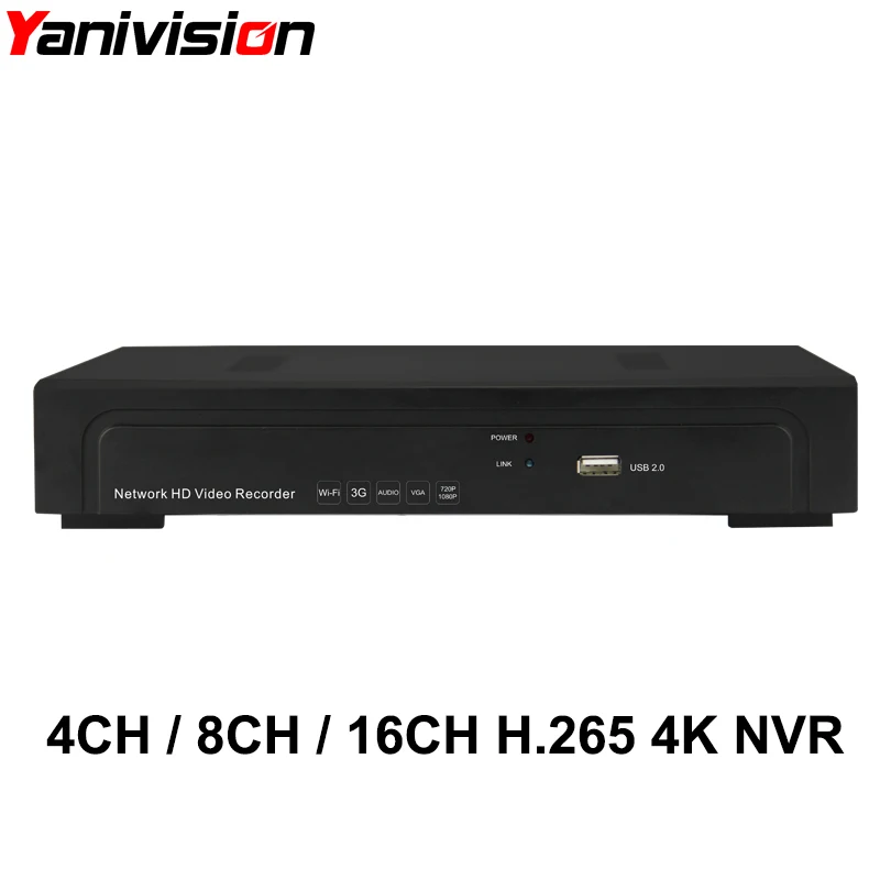 

H.265 16CH 4K 8MP NVR 4K Output Security Network Video Recorder Full HD ONVIF Alarm Audio 16CH 8CH 4CH 4K 5MP 4MP 3MP 2MP NVR