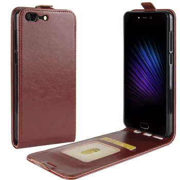 

Brand gligle R64 pattern up and down open leather cover case for Leagoo T5 case protective shell bags