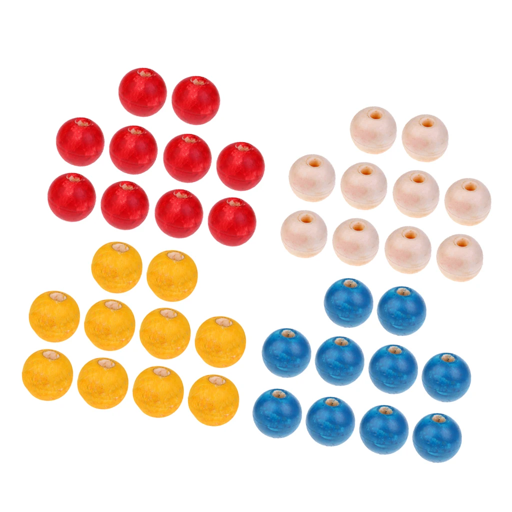 

40pcs Fishing Anchor Float Buoys Safety Swimming Rope Line Lane Float Balls For Pool Piscina