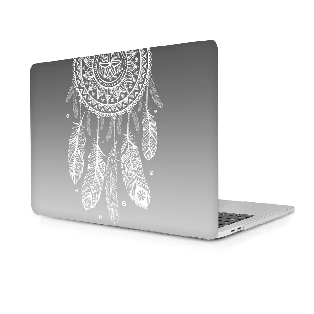 Чехол для ноутбука Gradent Green Dream Catcher для Apple Macbook Pro retina 12 13 New Air 11 13 с сенсорной панелью retina ID A1466 A1932