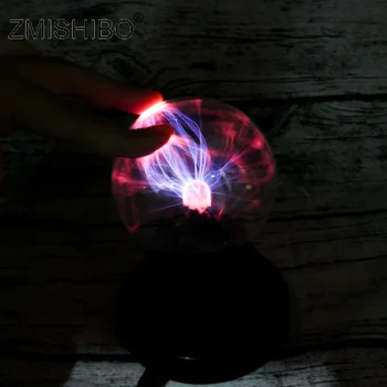 

ZMISHIBO Electrostatic Control Night Light Negative Ion Static Electricity Glass Ball USB Rechargeable Atmosphere Holiday Lamp