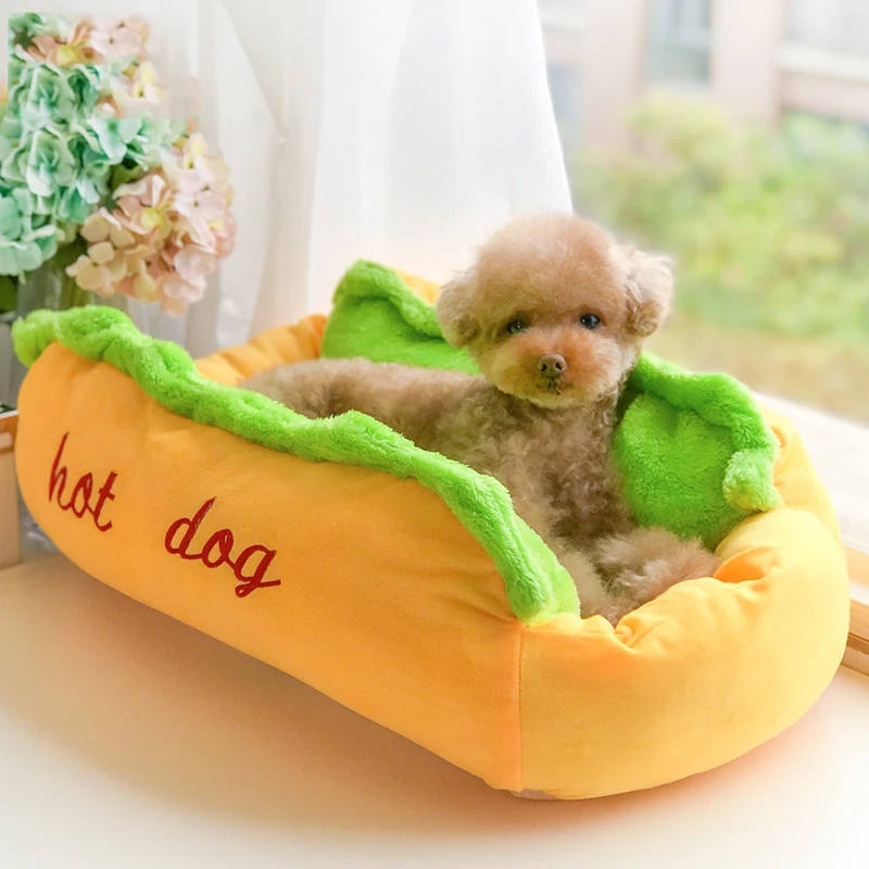 Winter Hot Dog Bed Fashion Soft Pet Cute Dog Bedding For Puppy Small