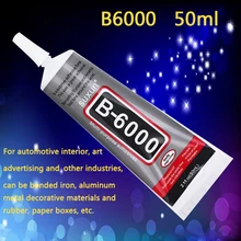 Стразы, клей B6000, 50 мл, эпоксидная смола, супер клей, аналогичный E6000, герметик для ювелирных изделий, стразы, стекло, мобильный B-6000, УФ Клеевой пистолет