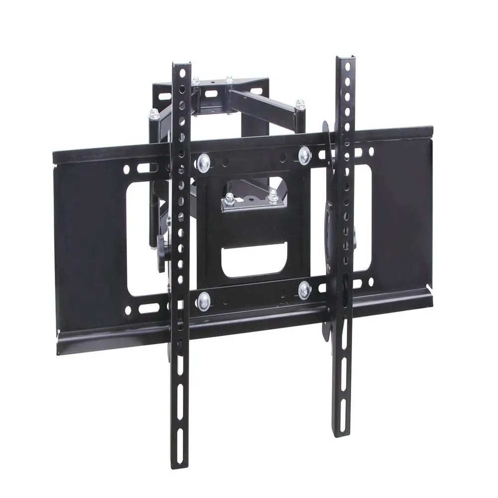 New Black Articulating Adjustable Swivel LED LCD TV Wall Mount Brackets