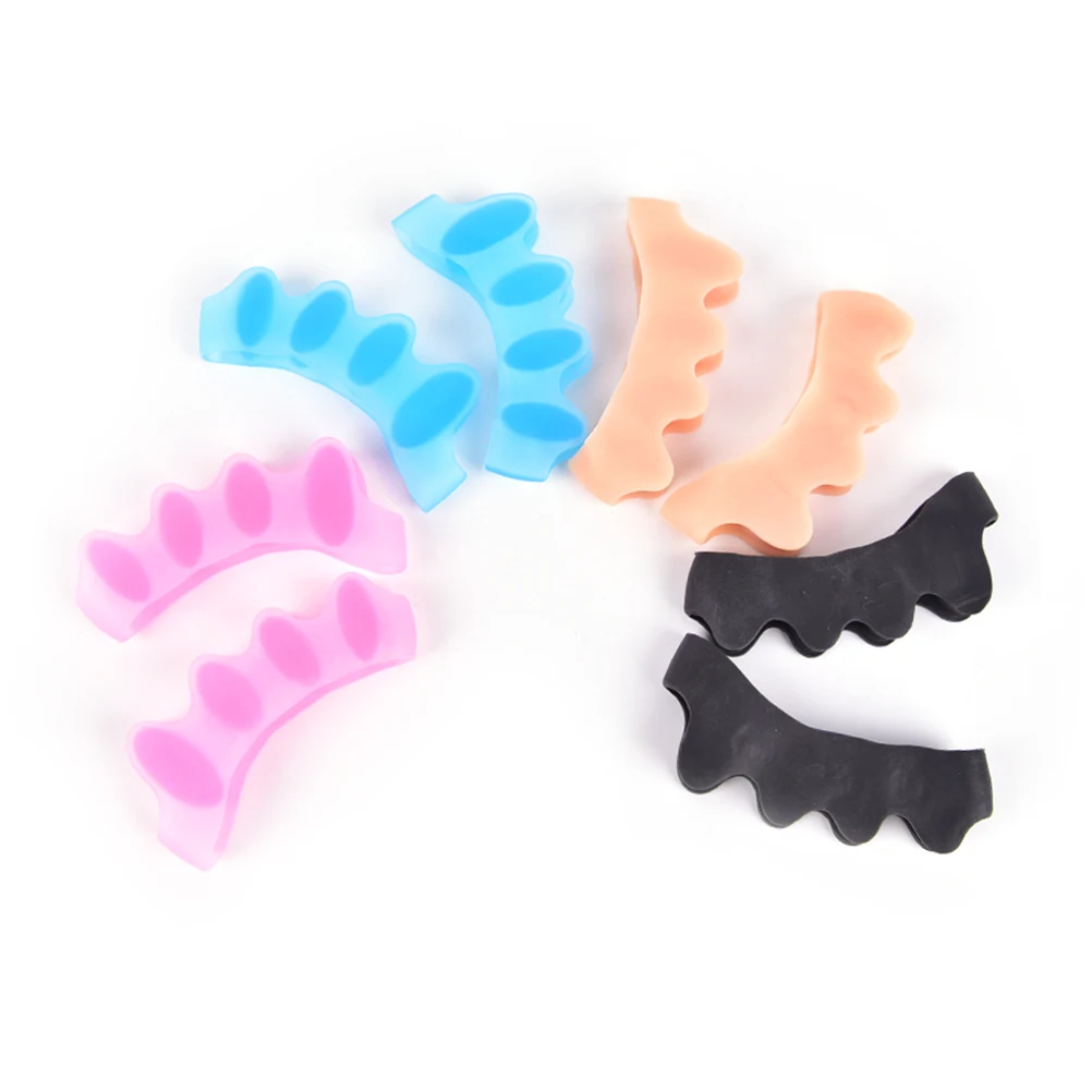 1 Pair Soft Silicone Foot Care Gel Bunion Protector Toe Separators Straightener Spreader Correctors Hallux Valgus Correction
