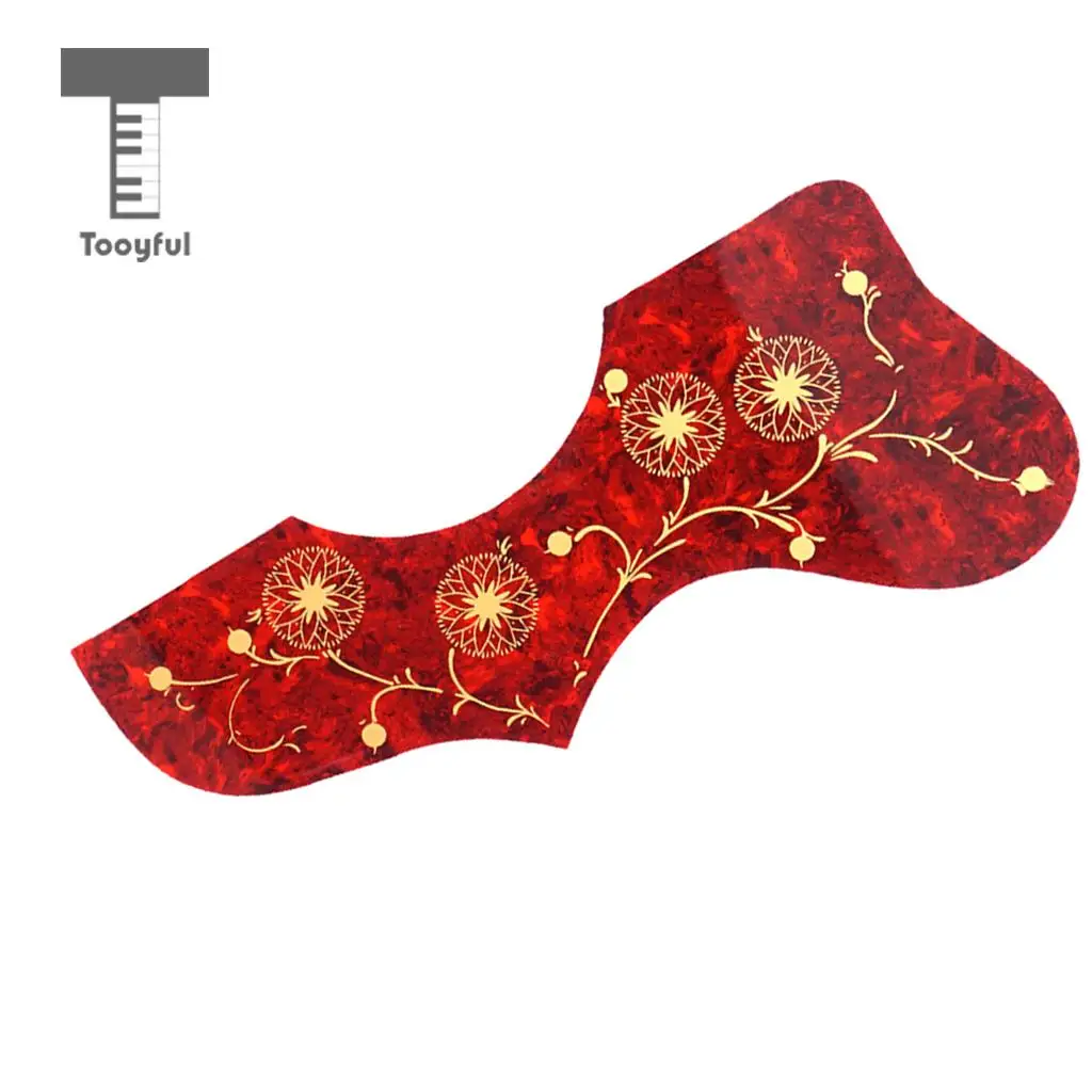 Tooyful Finest PVC Adhesive Left-handed Guitar Pickguard Scratch Plate for 40'' 41'' Acoustic Guitar Replacement Part