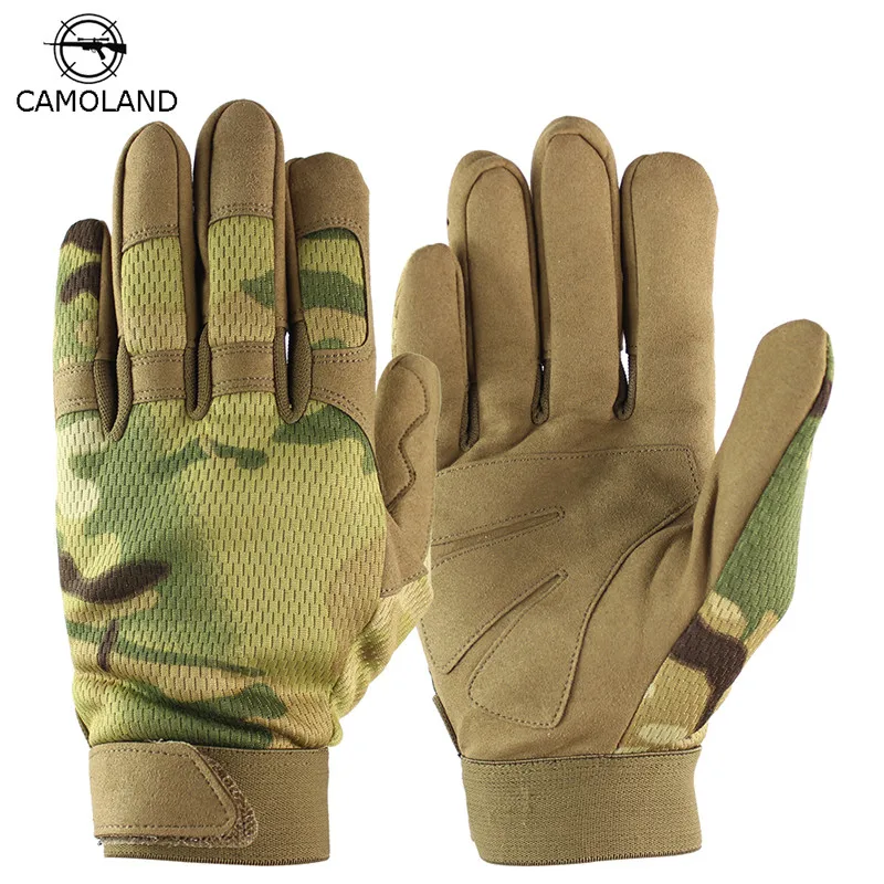 2018 новый бренд США военный Тактические перчатки Спорт на открытом воздухе полный палец перчатки для мотоцикла велосипеда оптовая продажа