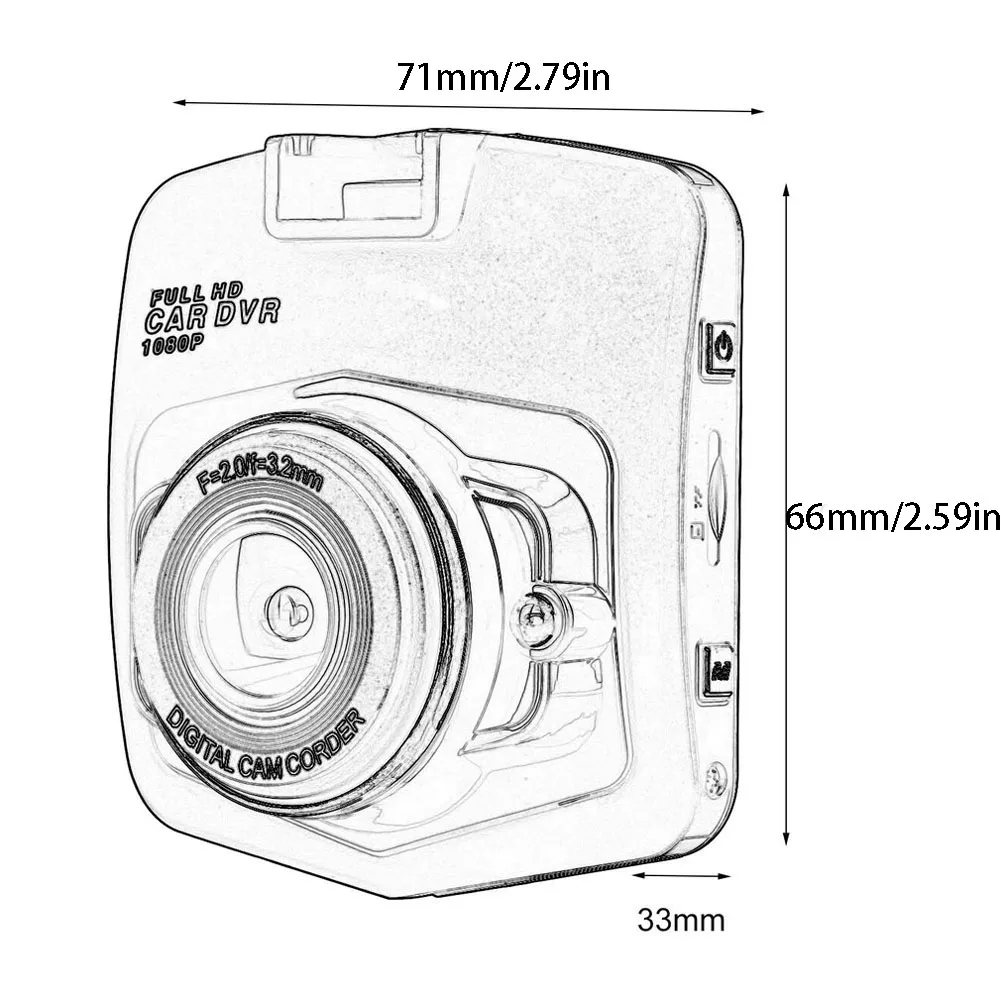 Мини Автомобильная камера Full HD 1080P Dash Cam 170 широкоугольный DVR g-сенсор ночного видения Автомобильный видеорегистратор Регистратор для путешествий