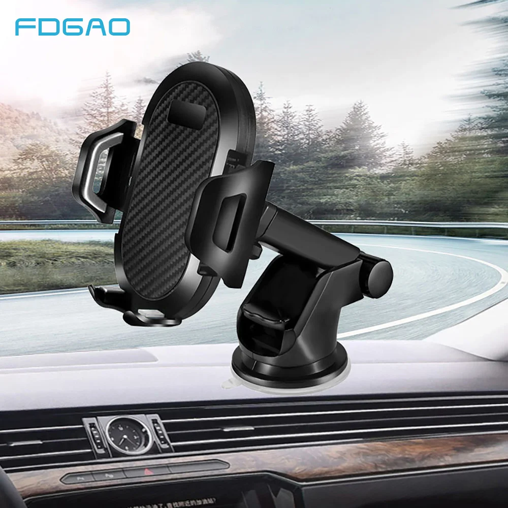 FDGAO Windshield Mount Car Phone Holder in Car For Samsung S9 S8 Plus