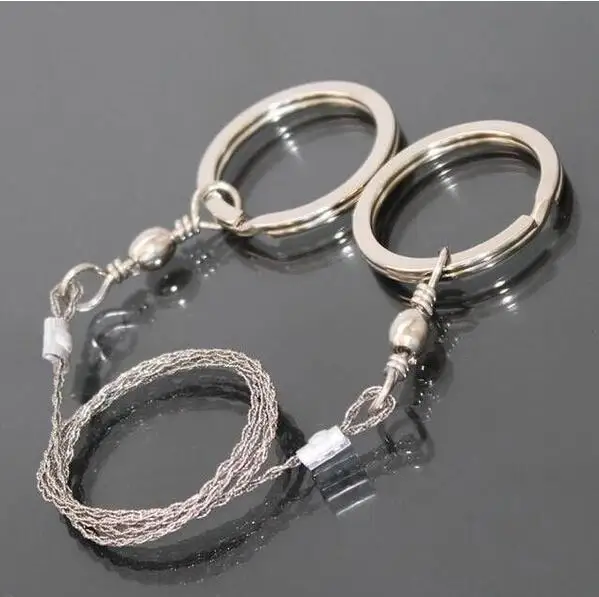 

Emergency Camping Hunting Survival Tool 53CM Stainless Steel Wire Saw Scroll String Chain Saw EDC Outdoor Hand Tools Rope Saws