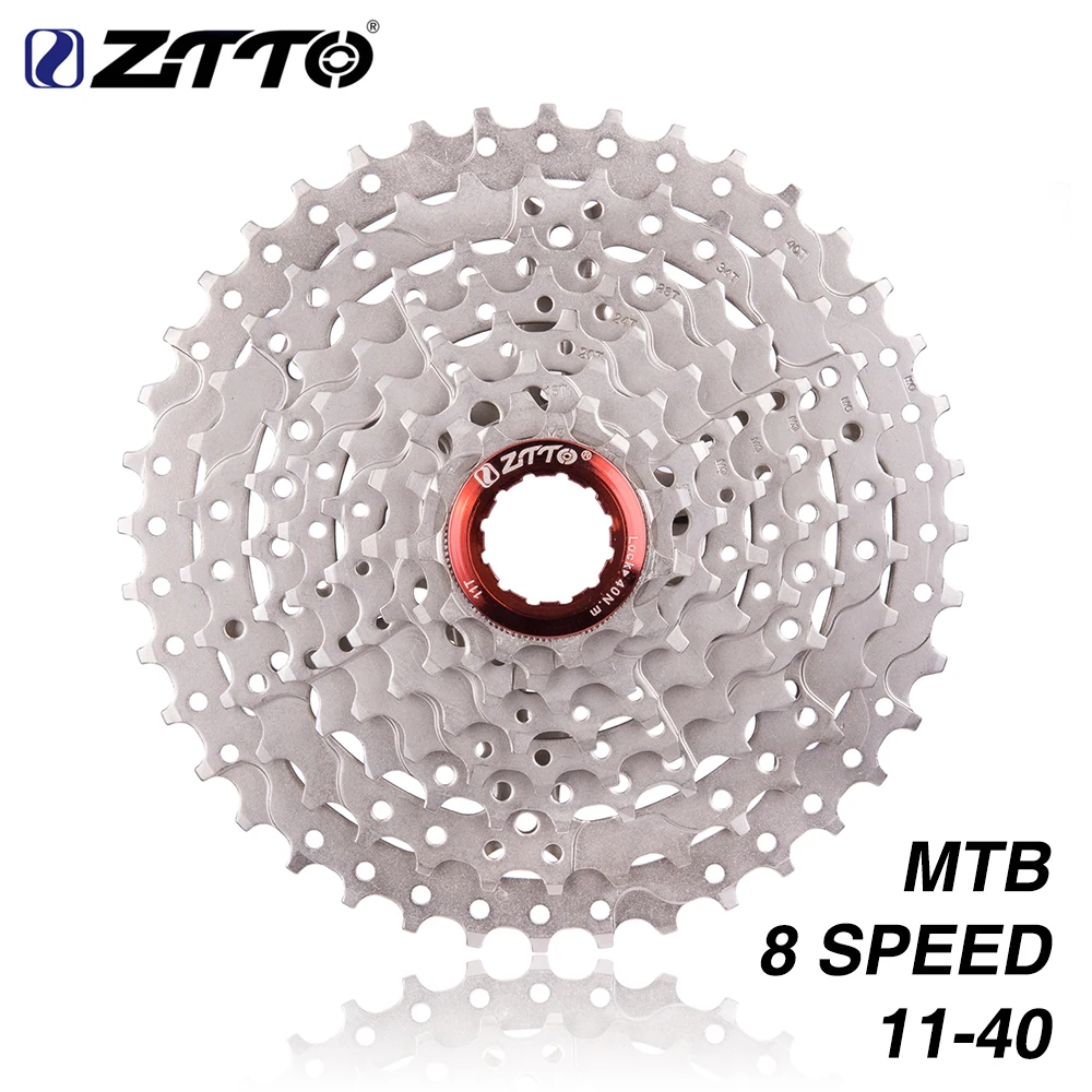 ZTTO 8 s 11-40 T كاسيت 8 سرعة Freewheel الصلب حذافة دراجة أجزاء ل M410 K7 X4 دراجة هوائية جبلية ZTTO 8 s 11-40 T كاسيت 8 سرعة Freewheel الصلب حذافة دراجة أجزاء ل M410 K7 X4 دراجة هوائية جبلية