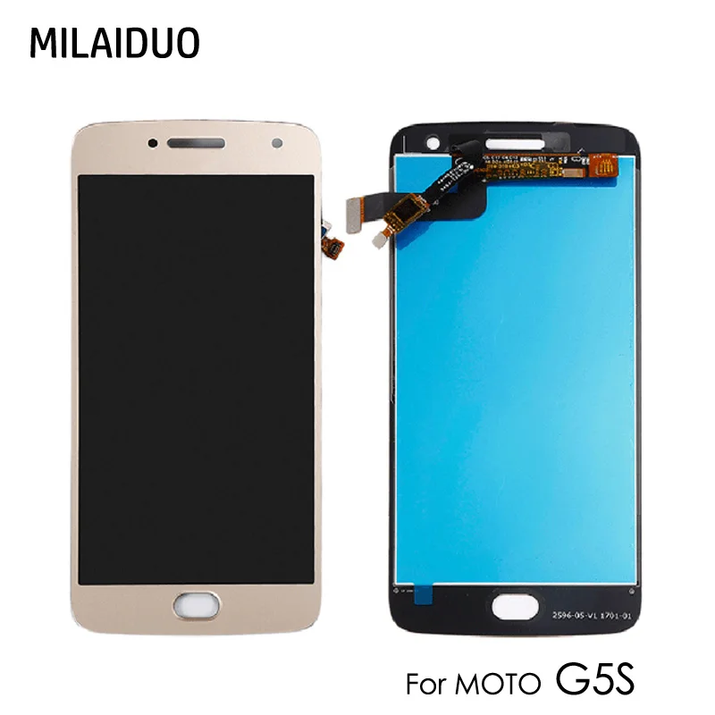 ЖК дисплей для Motorola Moto G5S XT1793 XT1794 XT1792 сенсорный экран дигитайзер монитор Переднее