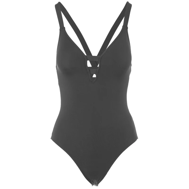 HeyGalSing 2017 Sexy Sleeveless Backless Bodysuits Summer Fashion Women