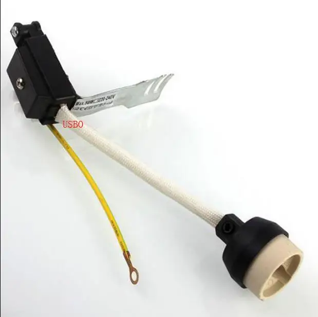 

Grounded GU10 4A 3way Lamp Holder lamp wired bases socket Converter cable Led light bulb 923 Terminal Junction Box With Bracket