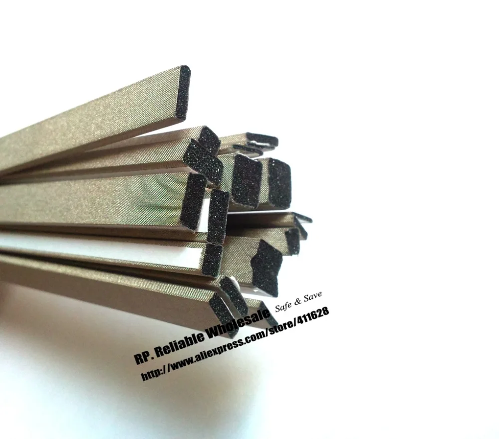 60pcs 6mm * 5mm * 150mm/100mm 전도성 폼 스폰지 EMI ESD 차폐 가스켓 LCD TV 모바일폰 노트북 태블릿 GPS 용