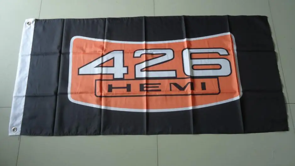 

426 флаг hemi, 426 hemi banner, размер 90X 100% см, полиэстер
