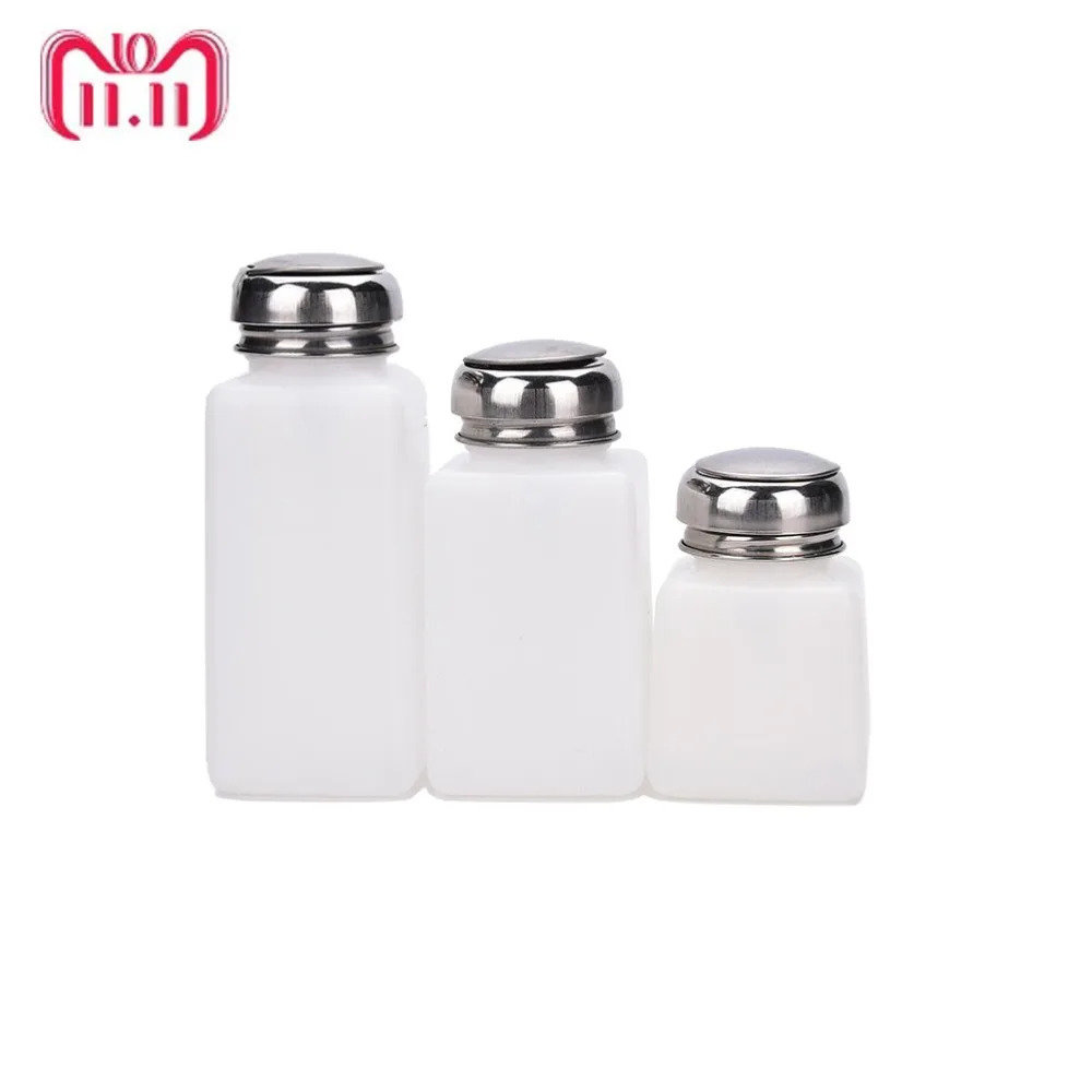 Флакон дозатор для жидкости снятия лака ногтей 100/200/250 мл|cleaner bottles|empty pumpnail cleaner bottle