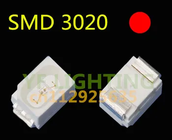 

Good qualtity RED 3020 LED 3.0*2.0*1.3mm surface mounted led diode 1.7-2.2V 625-630nm