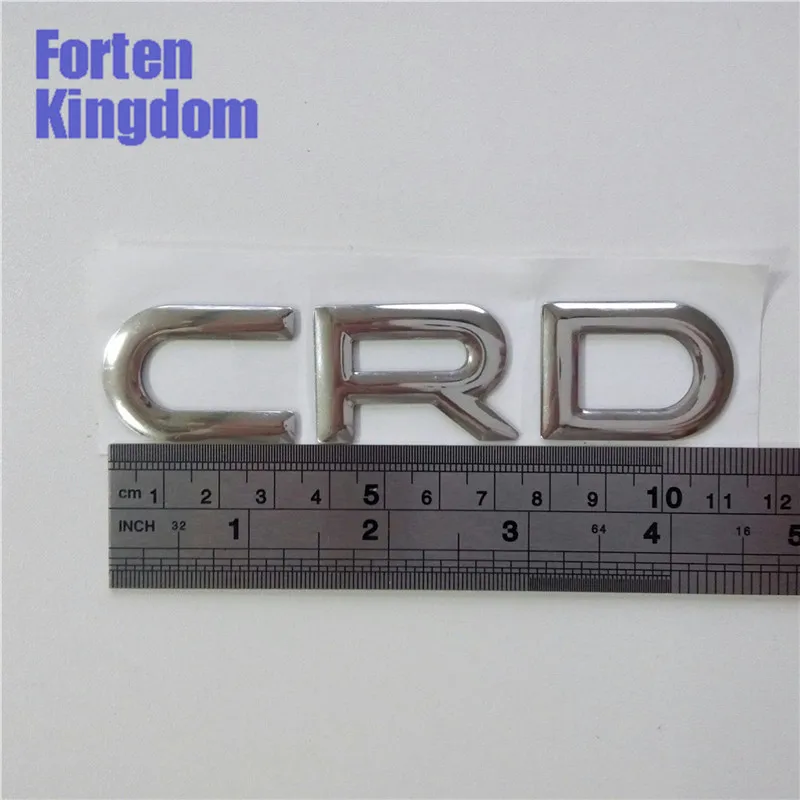 Forten Kingdom Word CRD ABS Хромированная наклейка на багажник 3D наклейки с буквами авто задний значок для стайлинга автомобиля Наклейка