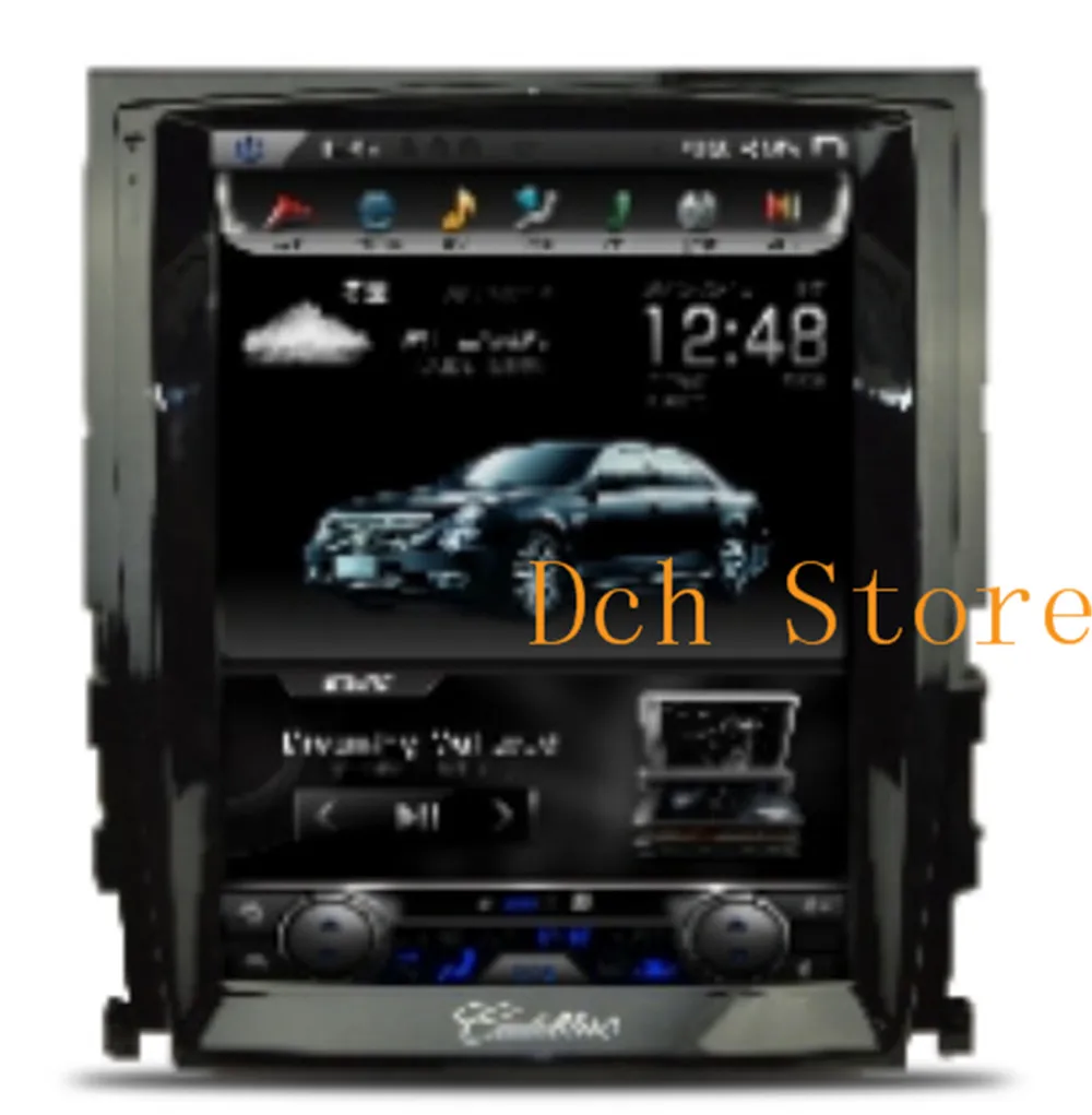 10.4 inch Vertical Screen Tesla Style Android 6.0 Car DVD player GPS