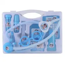 10 шт./компл. детские игрушки для врача для Медсестры Медицинский ролевые игрушки с футляром для переноски игры в дошкольные игры медицинская сумка обучающая игрушка «Доктор»