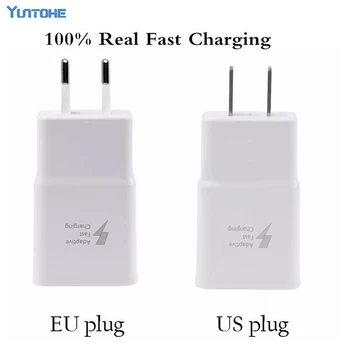 

USB Adaptive Fast Charging Charger Adapter EU US Plug for Samsung Galaxy S7 S6 S5 Edge Edge+ Note 7 6 Note5 50pcs free shipping