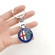 Модный брелок, брелок из цинкового сплава, автомобильный брелок, металлический, модный для benz amg jeep seat mini alfa romeo