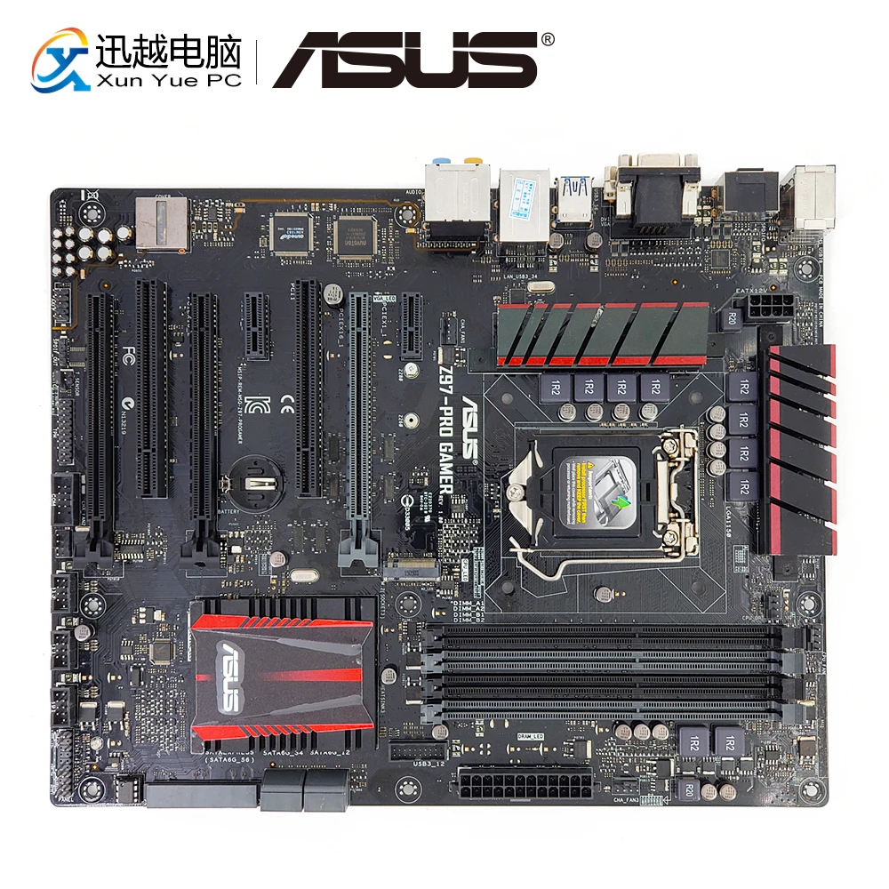 

Asus Z97-PRO GAMER Desktop Motherboard Z97 Socket LGA 1150 For Core i7 i5 i3 DDR3 32G SATA3 USB3.0 ATX Original Used Mainboard