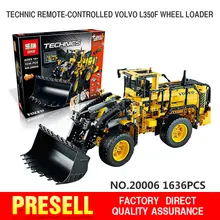 NEW LEPIN 20006 technic series 1636pcs Volvo L350F wheel loader Model Building blocks Bricks Compatible with Legeod 42030 Gift