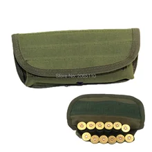 Airsoft 12 патронов сумка для амуниции приклад для дробовика военные, армейские, охотничьи нейлон 12 GA 20GA Винтовочная пуля перевозчик сумка Молли